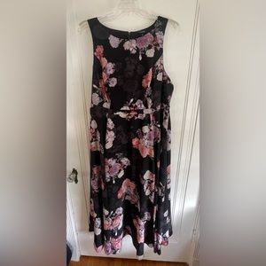 Torrid Black Floral Maxi Special Occasion Dress